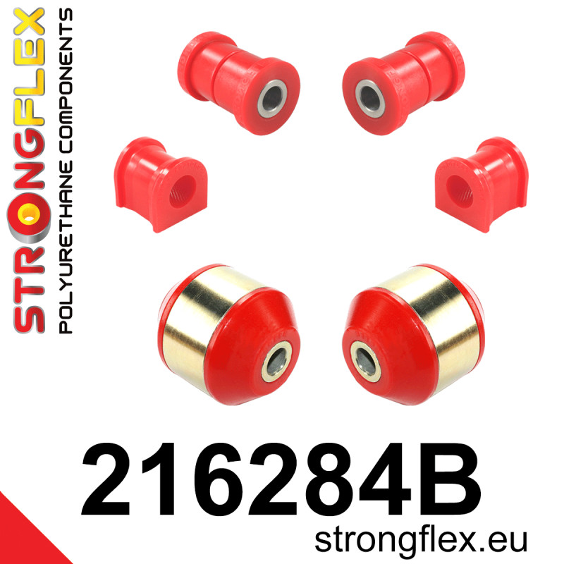 STRONGFLEX|216284B: Front suspension bush kit Toyota Yaris I 99-05 P1 Verso