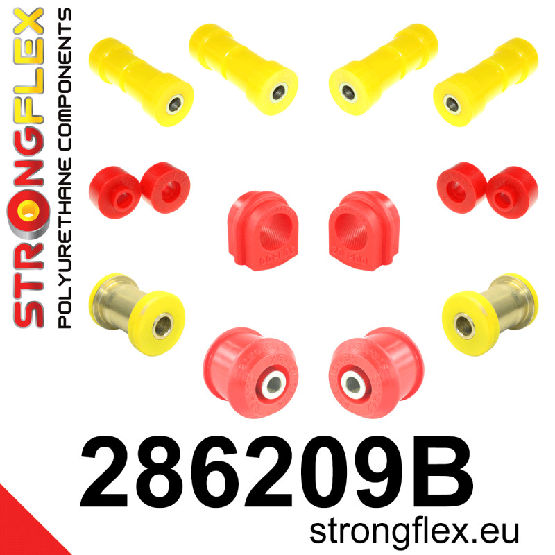 STRONGFLEX|286209B: Front suspension bush kit Nissan Skyline VIII 89-94 R32