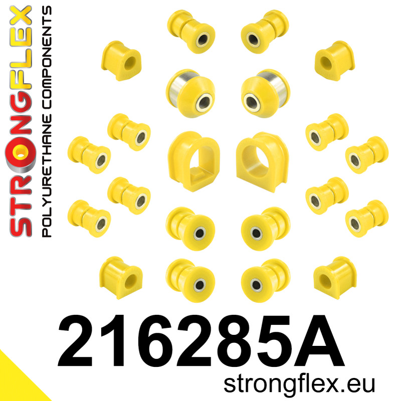 STRONGFLEX|216285A: Full suspension bush kit SPORT Toyota Corolla VIII 97-02 E110 VII 92-97