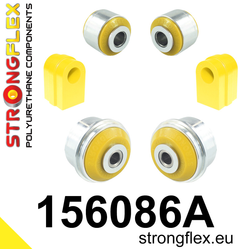 STRONGFLEX|156086A: Front suspension bush kit SPORT Renault Mégane III 09-17 10-16