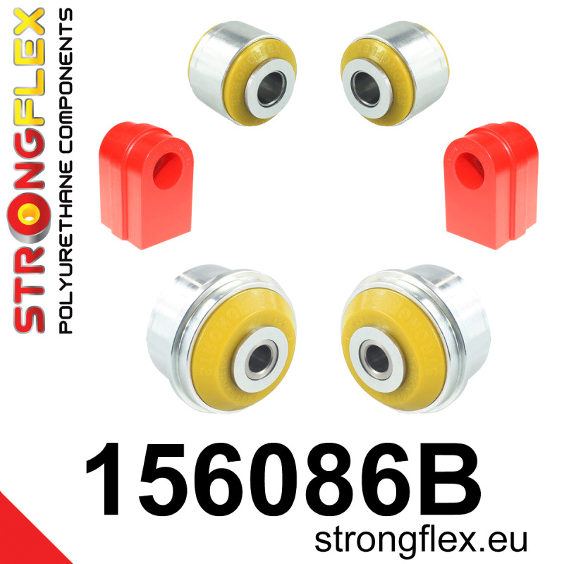 STRONGFLEX|156086B: Front suspension bush kit Renault Mégane III 09-17 10-16