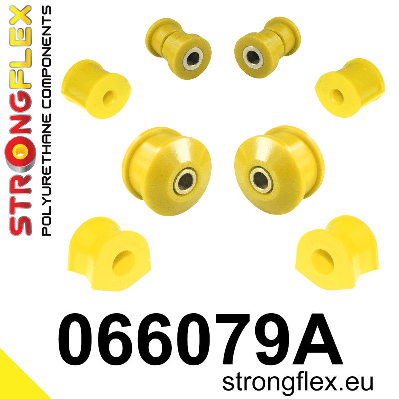 STRONGFLEX|066079A: Front suspension bush kit SPORT Fiat Punto II 99-05 Idea 03-16 Lancia Musa 04-12 Y/Ypsilon