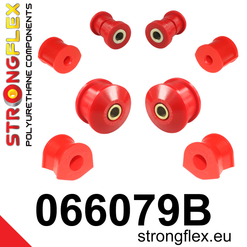 STRONGFLEX|066079B: Front suspension bush kit Fiat Punto II 99-05 Idea 03-16 Lancia Musa 04-12 Y/Ypsilon