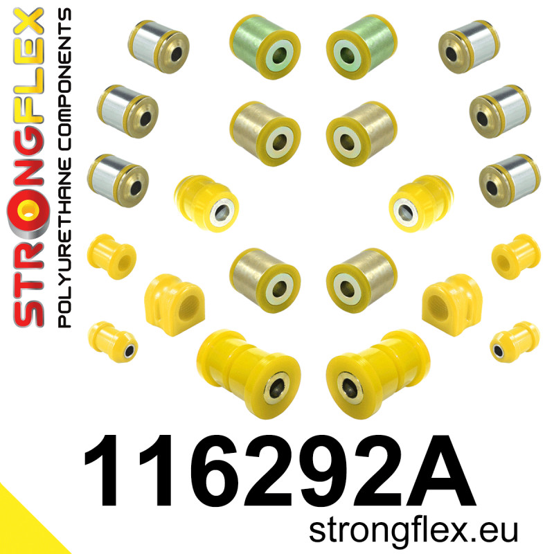 STRONGFLEX|116292A: Rear suspension bush kit SPORT Mercedes SLK R172