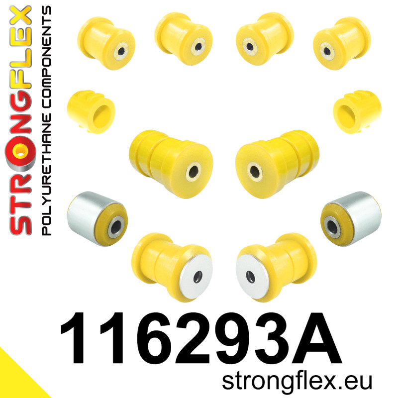 STRONGFLEX|116293A: Front suspension bush kit SPORT Mercedes Class E W211 02-09