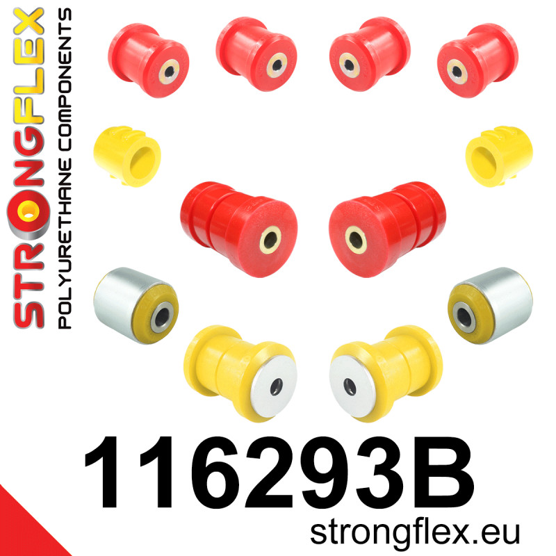 STRONGFLEX|116293B: Front suspension bush kit Mercedes Class E W211 02-09