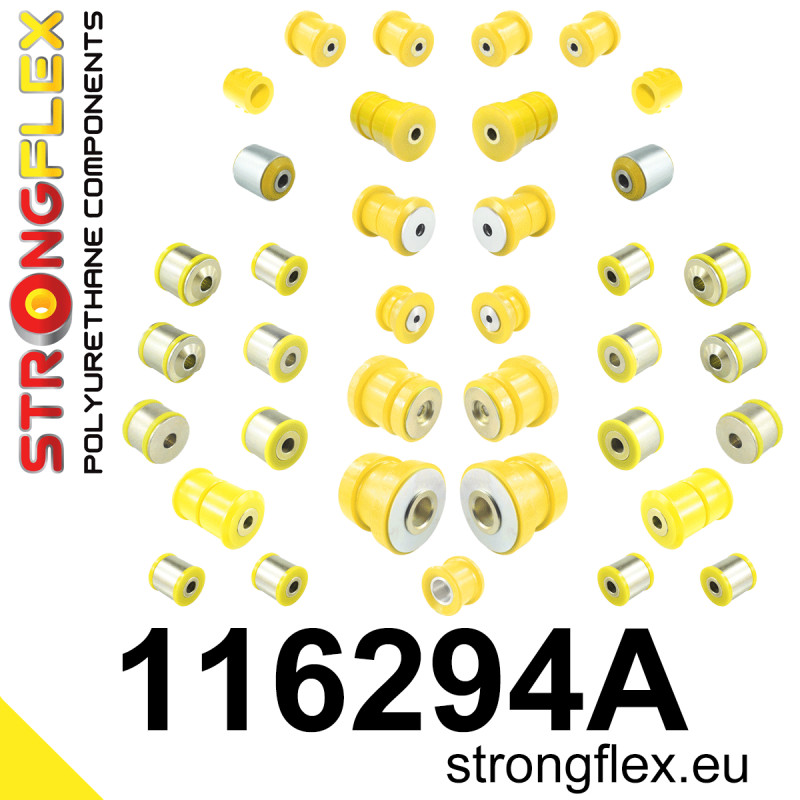 STRONGFLEX|116294A: Full suspension polyurethane bush kit SPORT Mercedes Class E W211 02-09