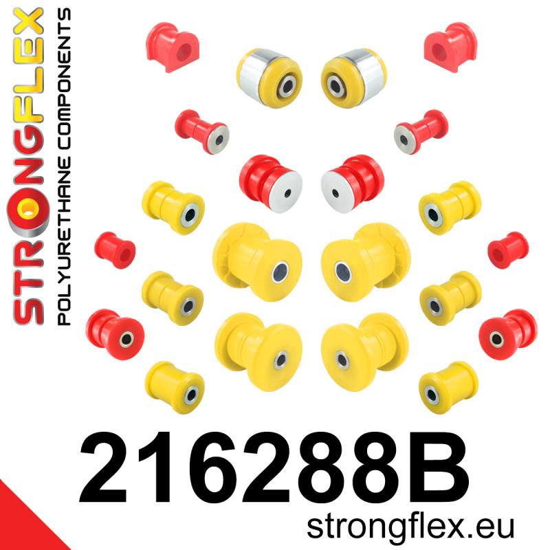 STRONGFLEX|216288B: Full suspension bush kit Lexus RX II