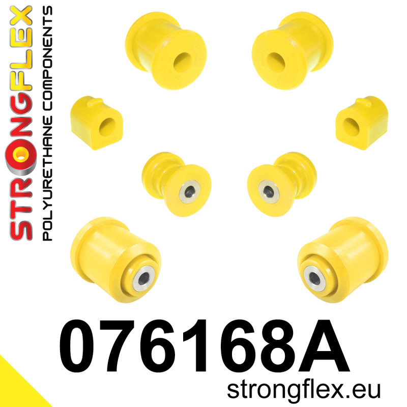 STRONGFLEX|076168A: Front suspension and ream beam bush kit SPORT Ford Fiesta MK6/ST 02-08 Fusion 02-12 Mazda 2