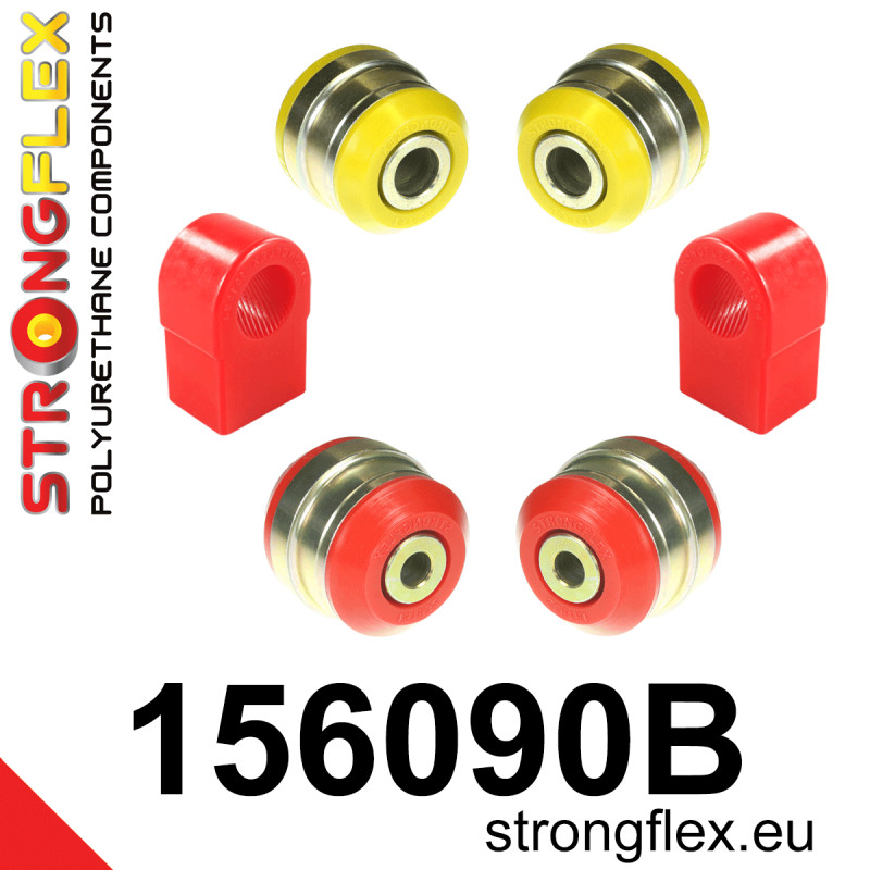 STRONGFLEX|156090B: Front suspension bush kit Renault Clio V/RS 19- Mitsubishi Colt VII