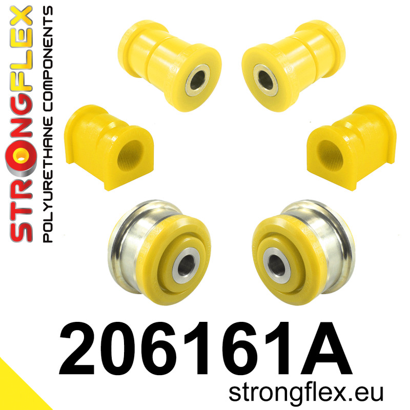 STRONGFLEX|206161A: Front suspension bush kit SPORT Suzuki Swift FZ/NZ 10-17 SX4 S-Cross 13-21 Vitara II 15- LY