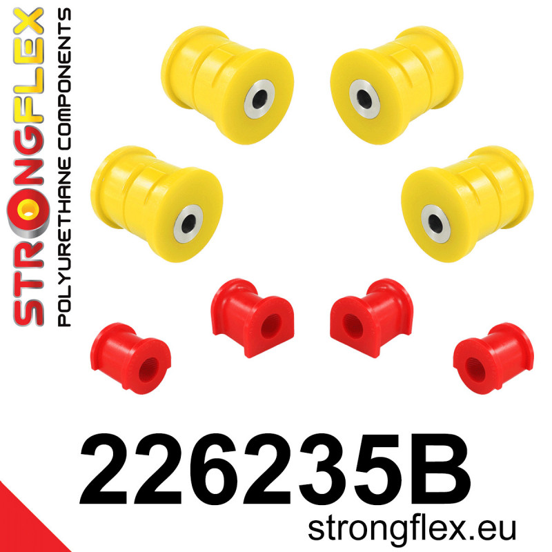 STRONGFLEX|226235B: Rear suspension bush kit Volkswagen T5 03-15 Caravelle Multivan Transporter T6