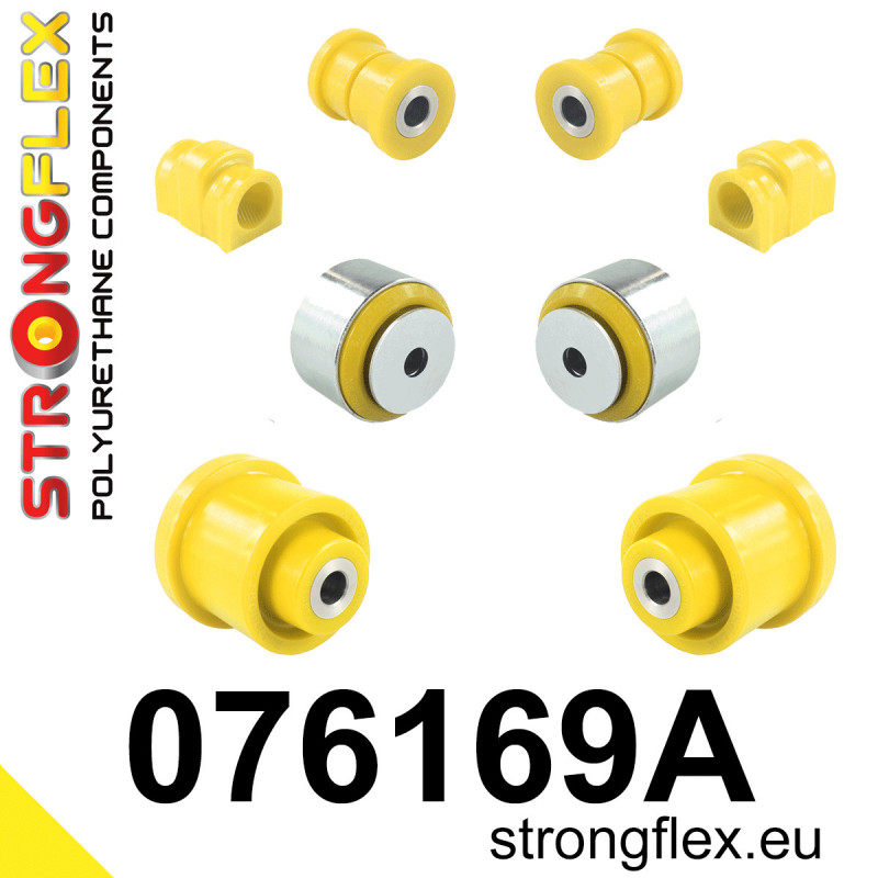 STRONGFLEX|076169A: Zestaw przedniego zawieszenia i tylnej belki SPORT Ford Fiesta MK8/ST 17- Puma MK2