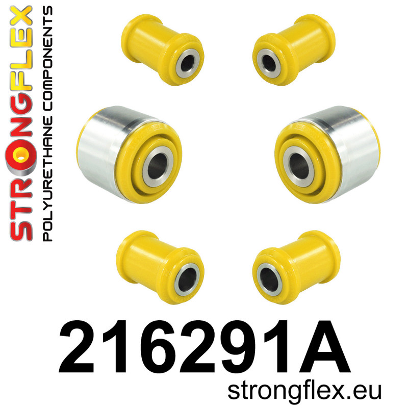 STRONGFLEX|216291A: Rear suspension bush kit SPORT Toyota RAV4 I 94-00