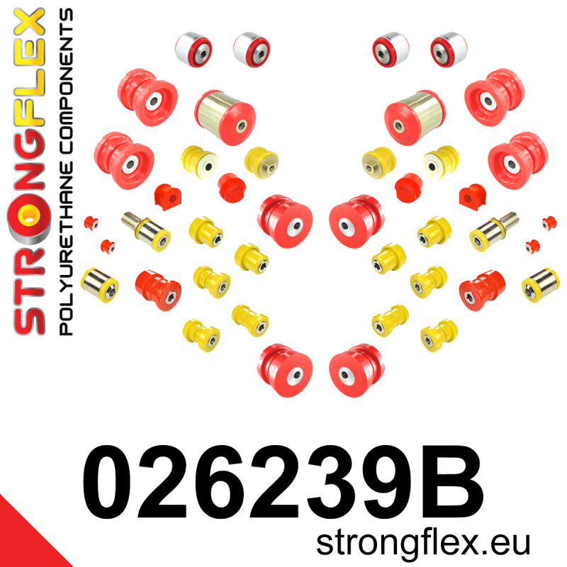 STRONGFLEX|026239B: Kompletny zestaw zawieszenia Audi A6/S6 RS6 C5 97-04 Quattro Allroad 99-04