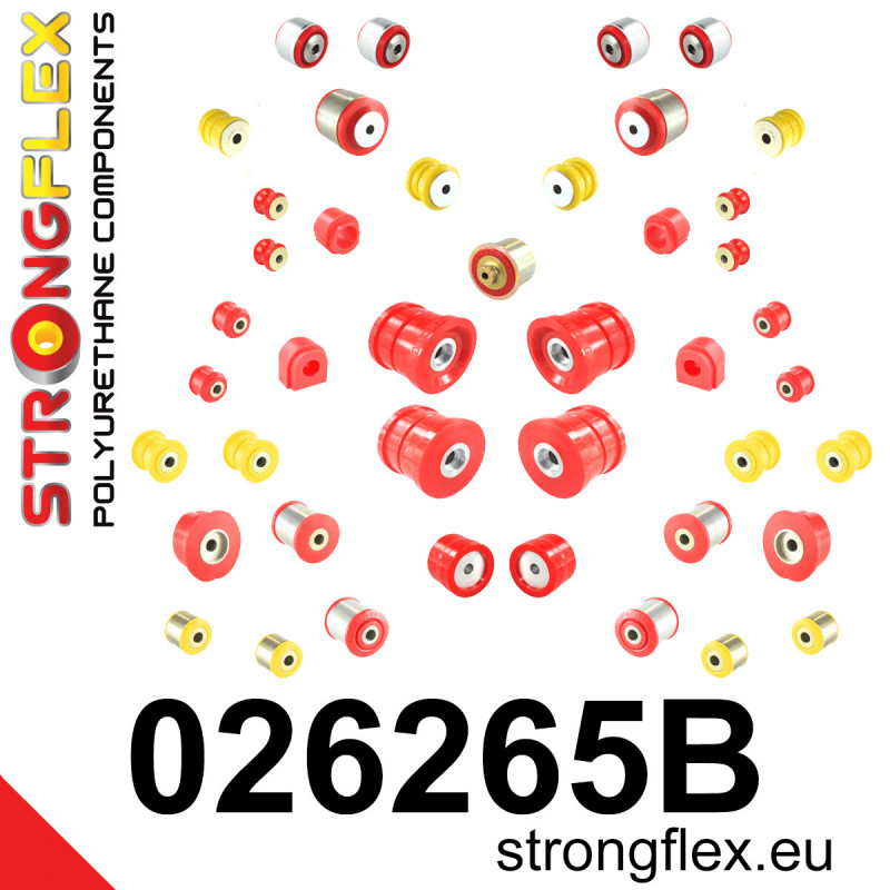 STRONGFLEX|026265B: Full suspension polyurethane bush kit Audi A6/S6 RS6 C7 11-18 Quattro A7 S7 RS7 10-17 12-17