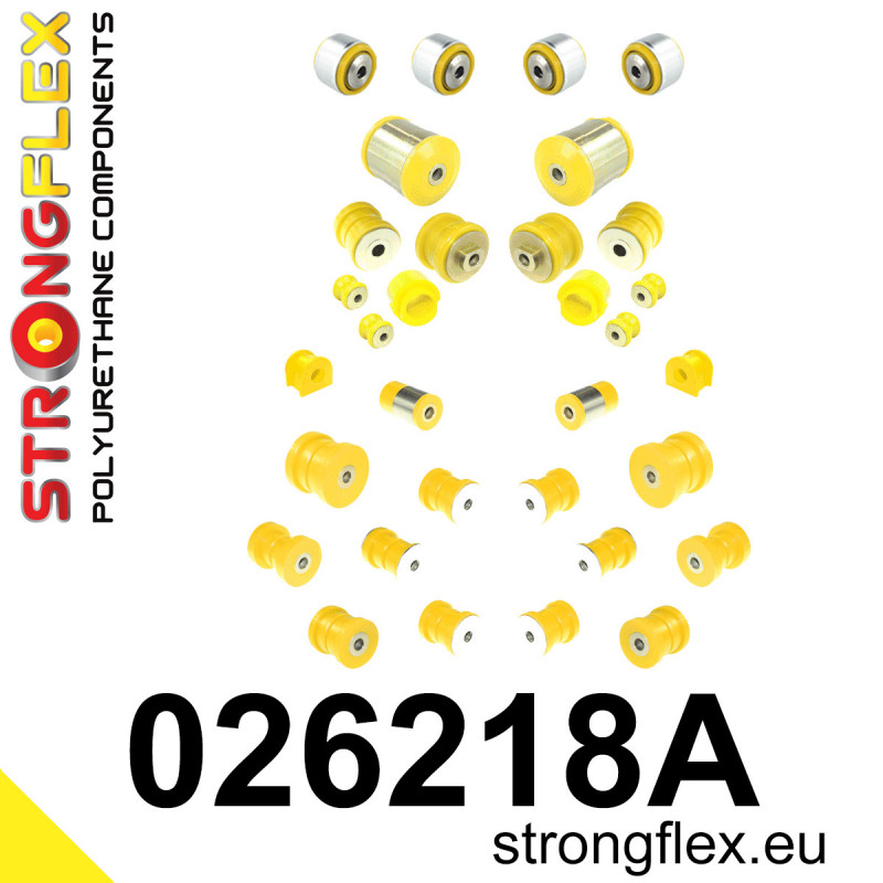 STRONGFLEX|026218A: Suspension bush kit SPORT Audi A4/S4 RS4 I 95-01 B5 Quattro 97-01