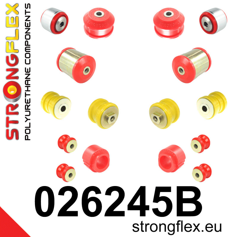 STRONGFLEX|026245B: Front suspension bush kit Audi A8/S8 D2 94-02 FWD