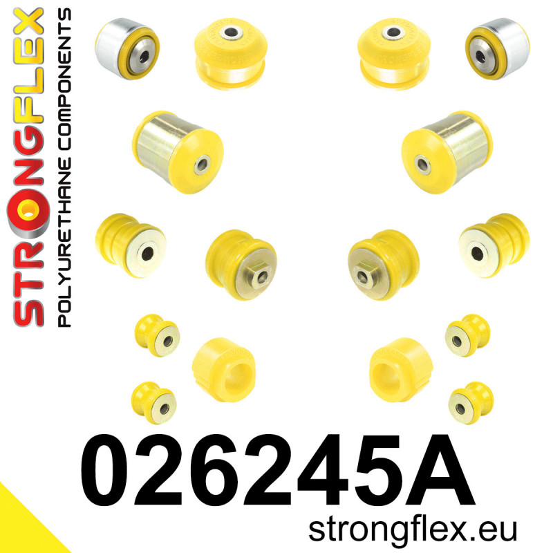 STRONGFLEX|026245A: Front suspension bush kit SPORT Audi A8/S8 D2 94-02 FWD