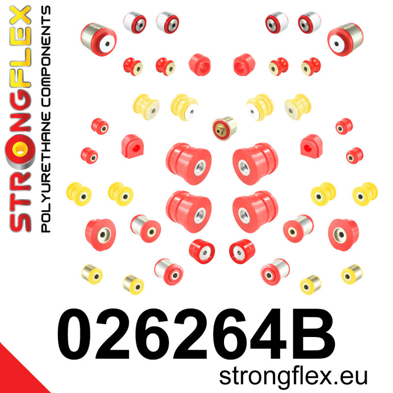 STRONGFLEX|026264B: Full suspension polyurethane bush kit Audi A8/S8 D4 09-17