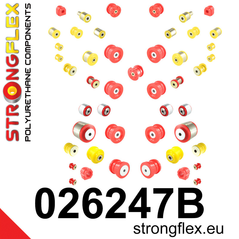 STRONGFLEX|026247B: Kompletny zestaw zawieszenia Audi A8/S8 D3 02-09 Quattro Volkswagen Phaeton I 02-16