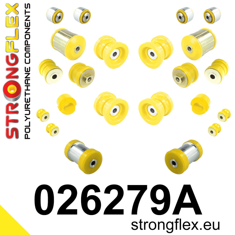 STRONGFLEX|026279A: Full suspension bush kit SPORT Audi A4/S4 RS4 I 95-01 B5