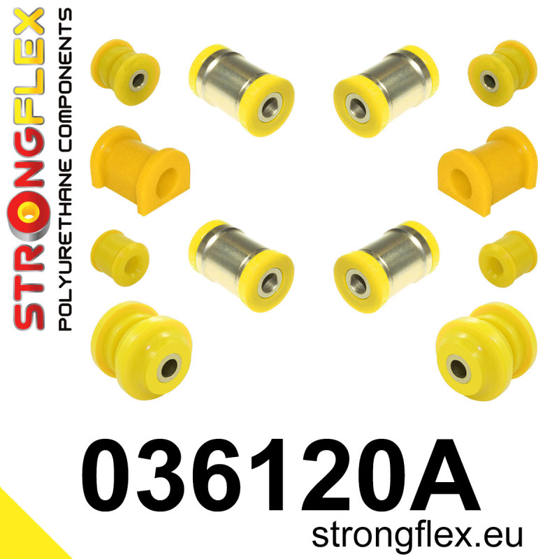 STRONGFLEX|036120A: Rear suspension bush kit SPORT BMW Z1 89-91