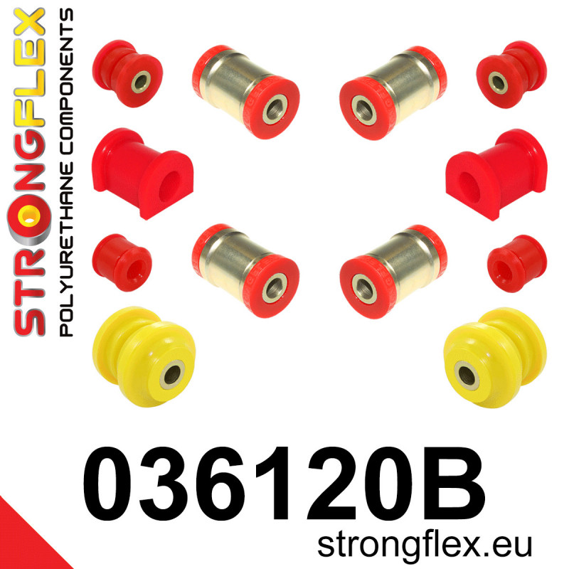 STRONGFLEX|036120B: Hinterachsbuchsen Satz BMW Z1 89-91