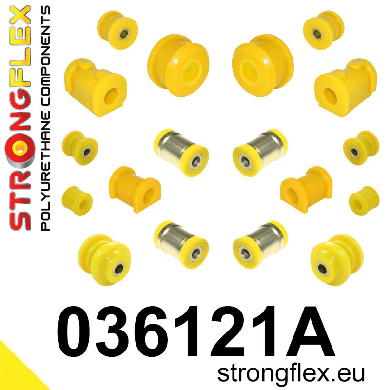 STRONGFLEX|036121A: Full suspension polyurethane bush kit SPORT BMW Z1 89-91