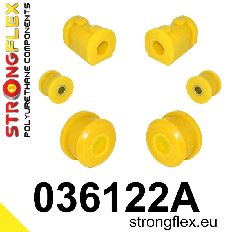 STRONGFLEX|036122A: Front suspension bush kit SPORT BMW Seria 3 II 82-91 E30 Z1 89-91