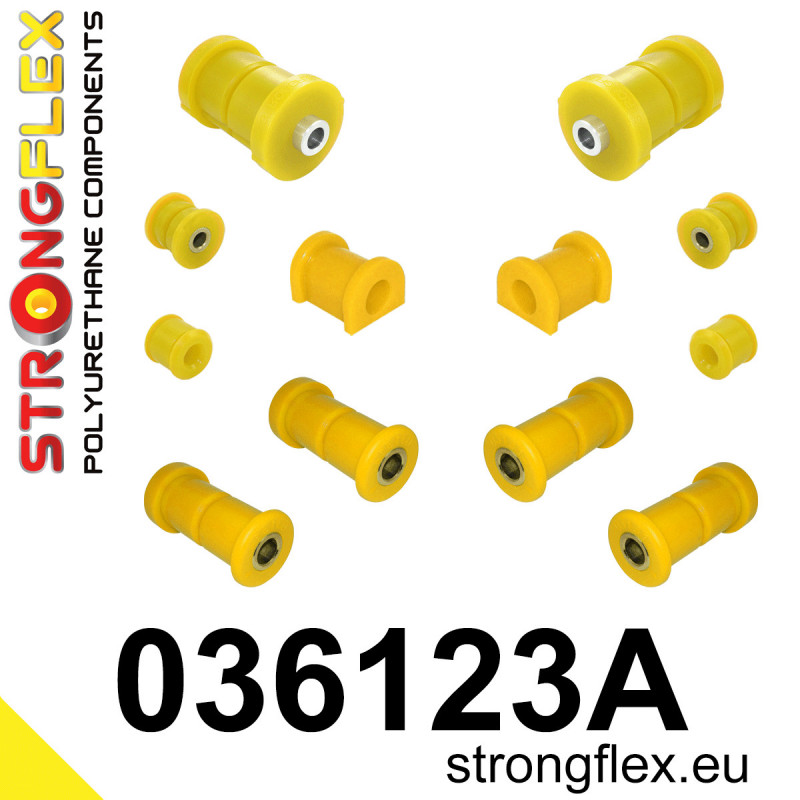 STRONGFLEX|036123A: Hinterachsbuchsen Satz SPORT BMW Seria 3 II 82-91