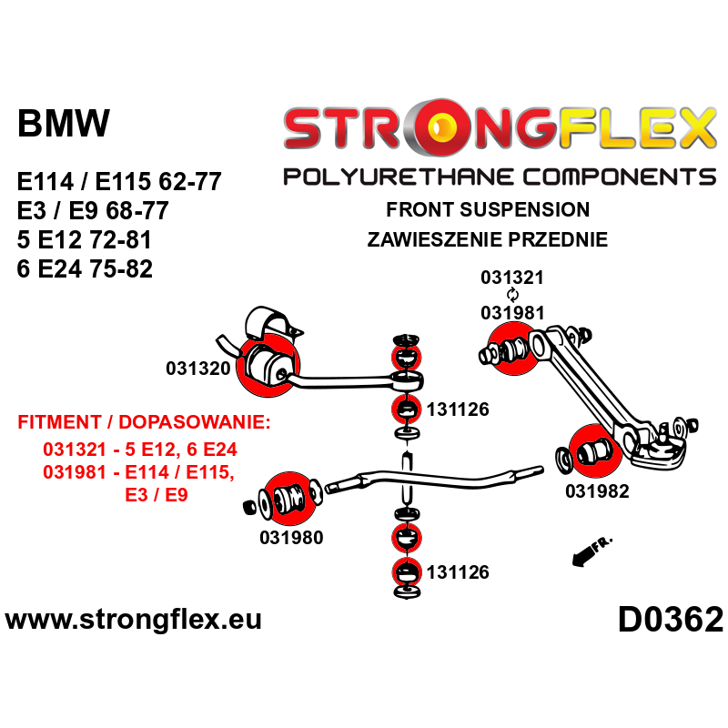 031981B: Front arm – inner bush