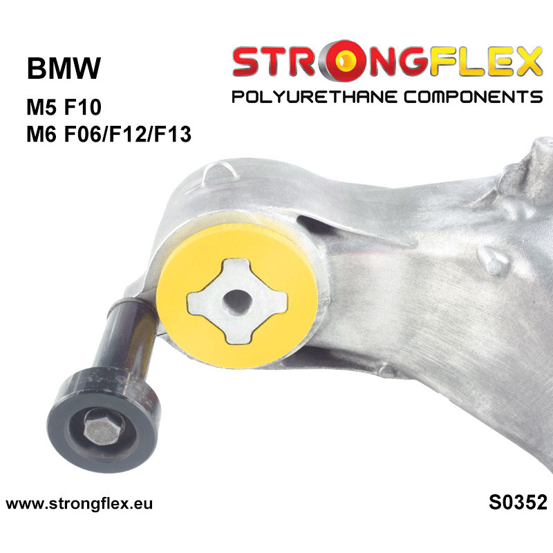 STRONGFLEX|032055A: Wkładka tylnej poduszki dyferencjału SPORT BMW Seria 5 VI 09-17 F10/F11 F07 M5 11-17 6 III