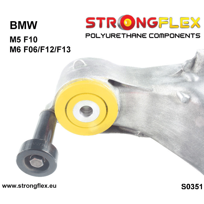 STRONGFLEX|032056A: Tuleja tylnej poduszki dyferencjału SPORT BMW Seria 5 VI 09-17 F10/F11 F07 M5 11-17 6 III