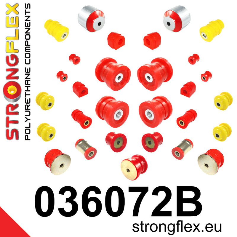 STRONGFLEX|036072B: Full suspension polyurethane bush kit BMW Z4 II 09-16