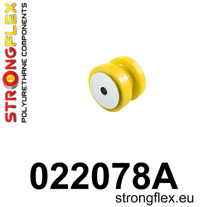 STRONGFLEX|022078A: Tuleja przedniego i tylnego wózka – wewnętrzna SPORT Audi 80/90 S2 RS2 B2 78-86 FWD Quattro