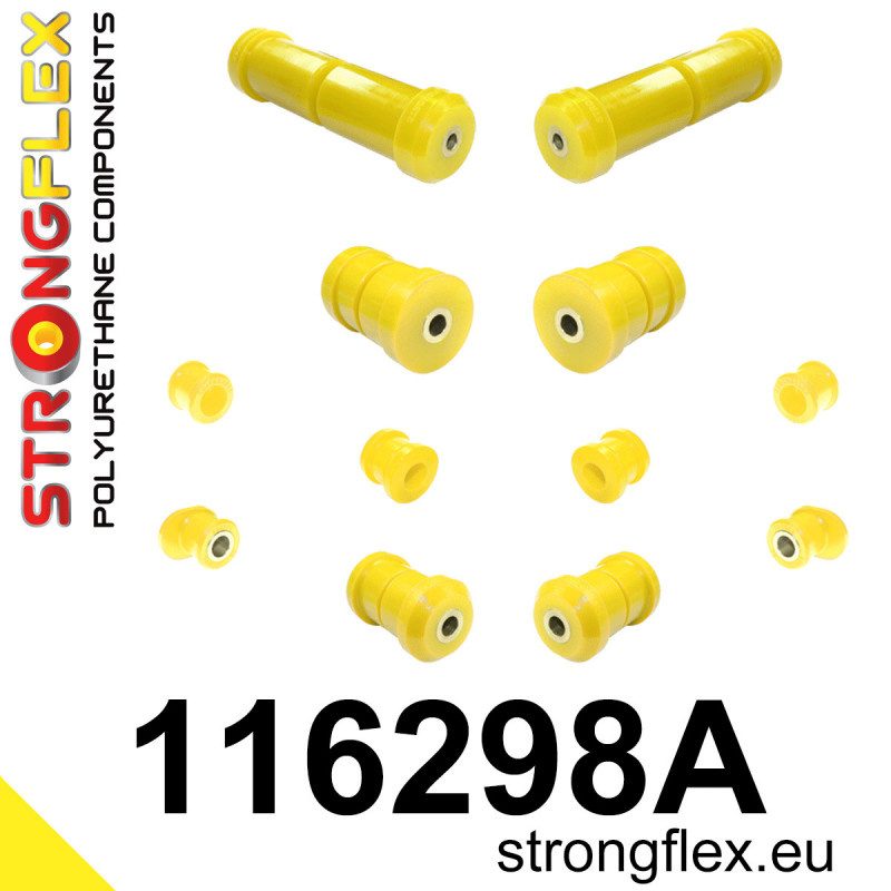 STRONGFLEX|116298A: Front suspension bush kit SPORT Mercedes Class E W210 95-03