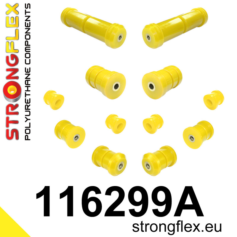 STRONGFLEX|116299A: Front suspension bush kit SPORT Mercedes Class E W210 95-03