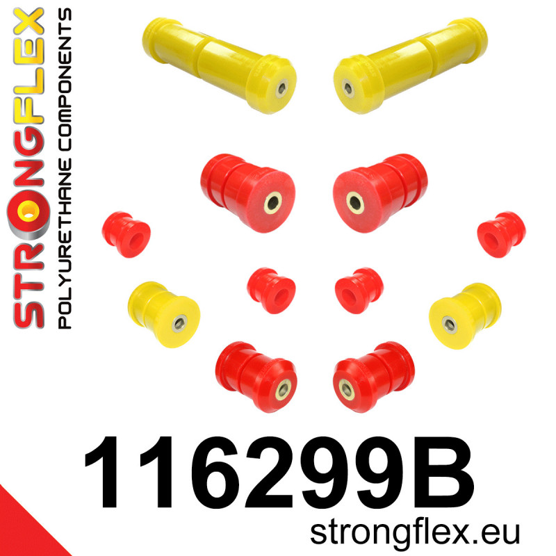 STRONGFLEX|116299B: Front suspension bush kit Mercedes Class E W210 95-03