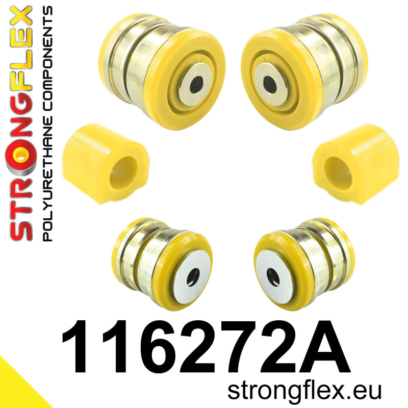 STRONGFLEX|116272A: Front suspension bush kit SPORT Mercedes Class E W212 09-16 4MATIC CLS-Class C218