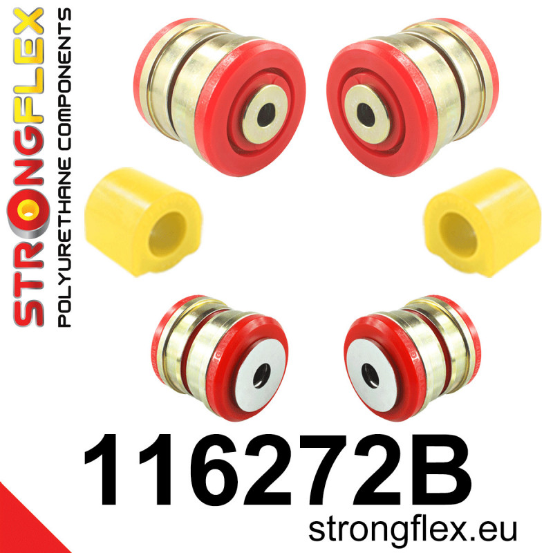 STRONGFLEX|116272B: Front suspension bush kit Mercedes Class E W212 09-16 4MATIC CLS-Class C218