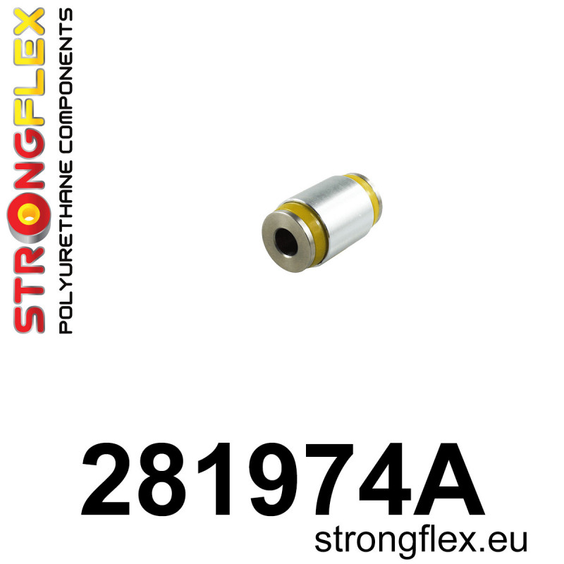 STRONGFLEX|281974A: Tuleja wahacza tylnego wleczonego - przednia SPORT Infiniti M/Q70 10-19 Y51 Q50 13-20 V37 Q60