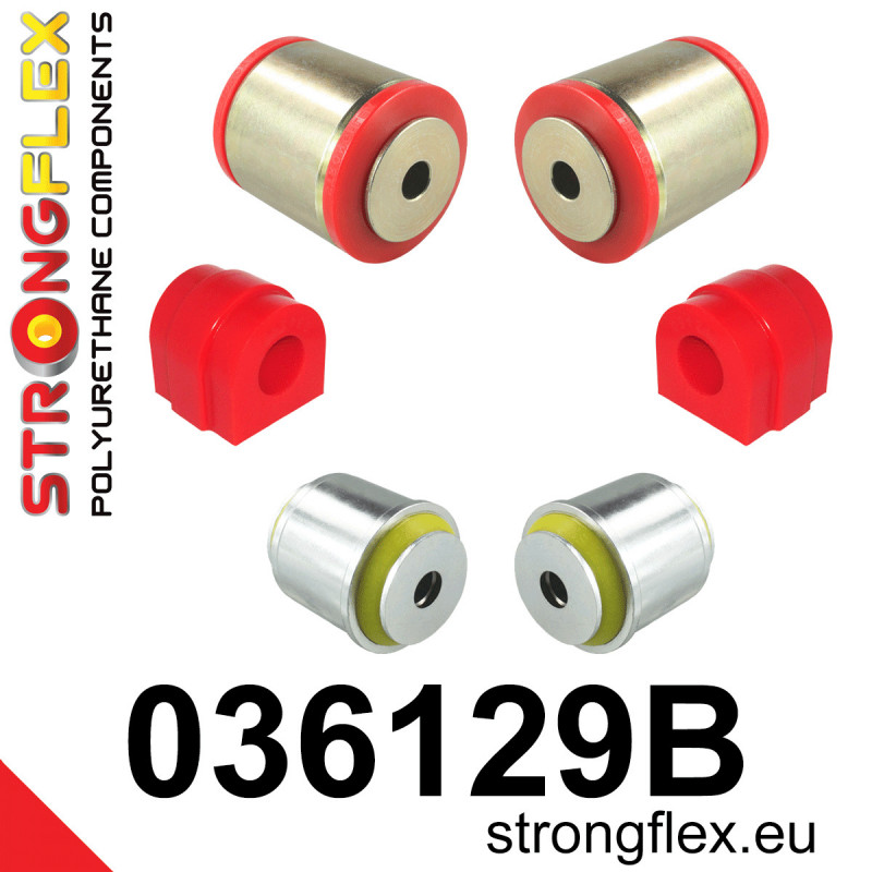 STRONGFLEX|036129B: Front suspension bush kit BMW Seria 5 IV 95-03 E39 Sedan