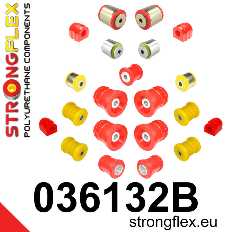 STRONGFLEX|036132B: Full suspension polyurethane bush kit BMW Z8 99-03