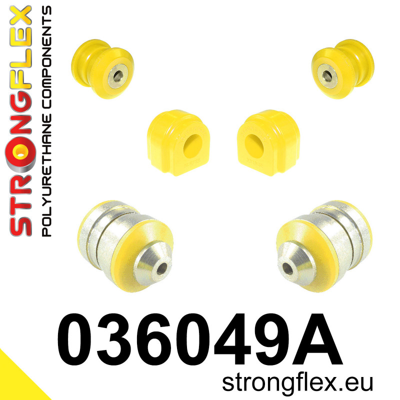 STRONGFLEX|036049A: Front suspension bush kit SPORT BMW Seria 1 II 11-19 F20/F21 RWD 3 VI 13-20 F30 F31 F34 F80 2 I