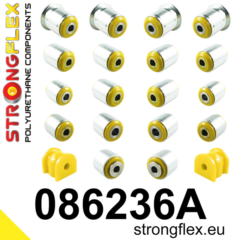 STRONGFLEX|086236A: Rear suspension bush kit SPORT Honda Accord VIII 08-16 Acura TL IV 09-14 UA8/UA9 TSX II CU2