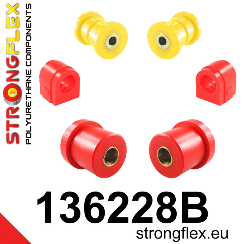 STRONGFLEX|136228B: Front suspension bush kit Opel/Vauxhall Insignia A 08-17 G09 Saab 9-5 II 10-12 YS3G Chevrolet Malibu VIII