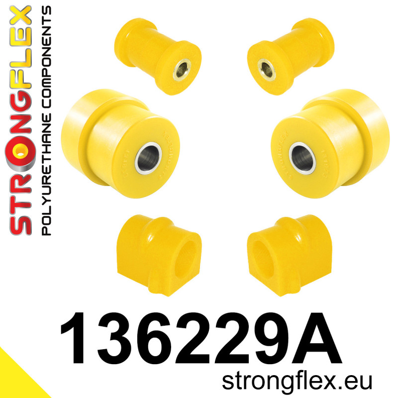 STRONGFLEX|136229A: Front suspension bush kit SPORT Saab 9-5 I 98-10 YS3E