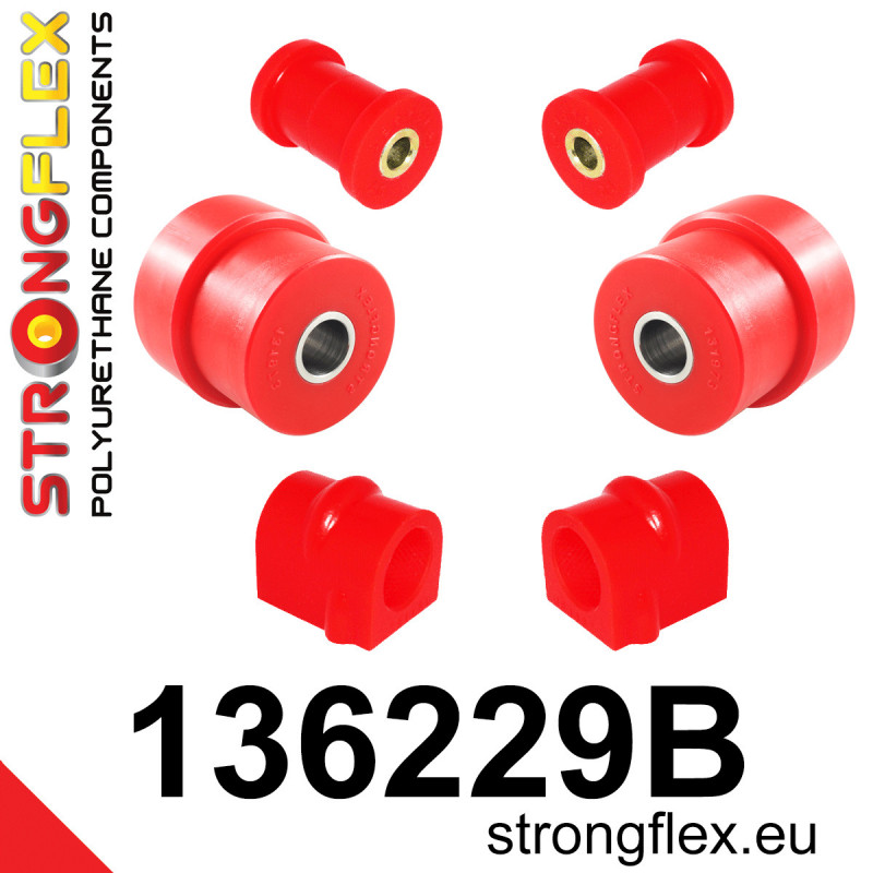 STRONGFLEX|136229B: Front suspension bush kit Saab 9-5 I 98-10 YS3E