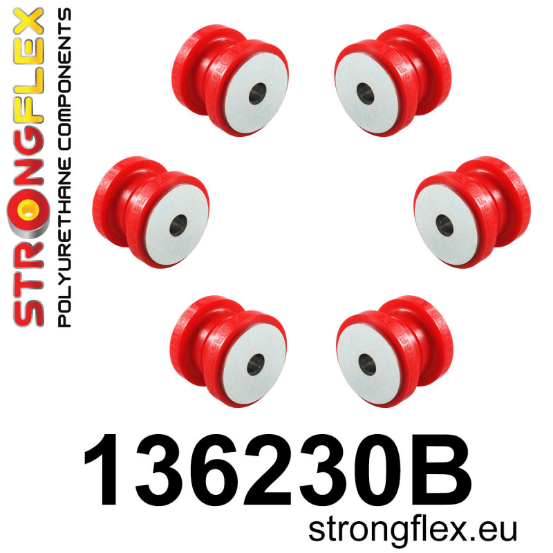 STRONGFLEX|136230B: Front subframe bush kit Saab 9-5 I 98-10 YS3E